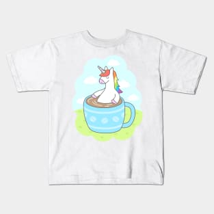 Unicorn Coffee Kids T-Shirt